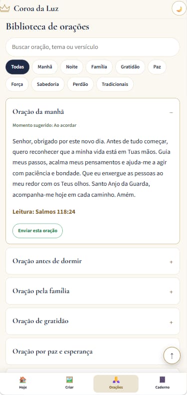 Biblioteca de orações