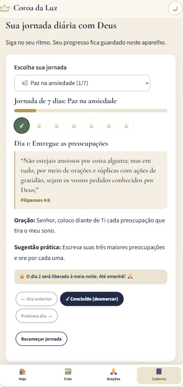 Jornada Paz na ansiedade